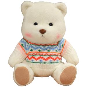 Плюшевая кукла Sweater Bear высотой 23 см KUMAOYA, белый