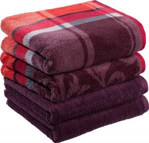 Полотенце Erwin Müller 4er-Pack 117439, 50x1x100 см цвет beere