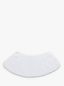 Коврик для ванной Micro-Fresh с глубоким ворсом и изогнутой формой John Lewis, White