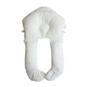 Подушка для новорожденного, корректирующая форму головы, противопугающая рефлексом испуга, регулируемая корректирующая подушка, антибактериальная, удобная Dopwii