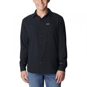 Рубашка с длинным рукавом из ткани с утилизатором Columbia, черный