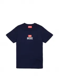 Футболка с логотипом Diesel Kids, синий