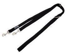 Мягкий тренировочный поводок Freedog, черный 200x2,5 см Freedog, цвет черный