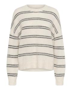 CULTURE Свитер 'Bernie Cacheia' белого цвета