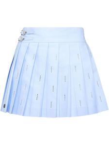 Плиссированная юбка «Череп» от Philipp Plein, синий