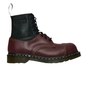 Кроссовки Dr. Martens MM6 Maison Margiela x Wmns 1460 Twisted and Reimagined Black Oxblood, красный