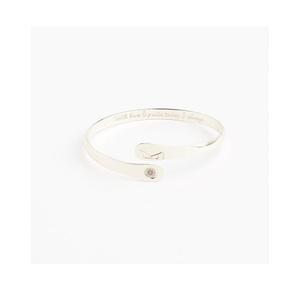 Браслет выпускника - Браслет выпускника с гравировкой Hollywood Sensation, Silver