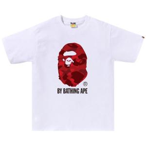 Футболка BAPE Color Camo By Bathing Ape Tee, White/Red
