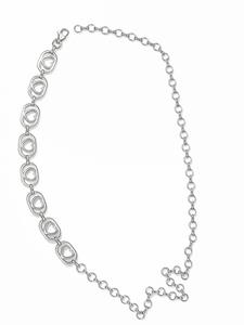 COLLEZIONE ALESSANDRO Ремень 'Love' в серебре