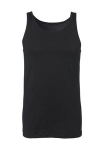 Майка с круглым вырезом, однотонная, мужская mey, черный