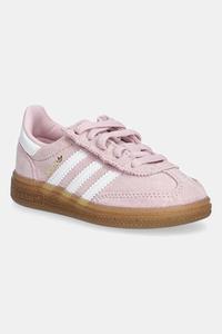 Детские замшевые кроссовки Handball Spezial Adidas Originals, розовый