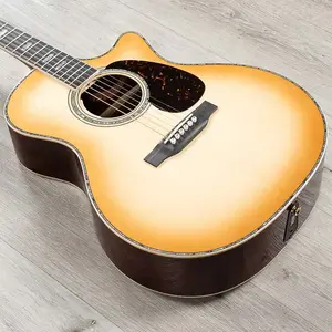 Акустико-электрогитара Martin Custom Shop GP-41, гватемальский паулония, альпийская ель, тонированный берст