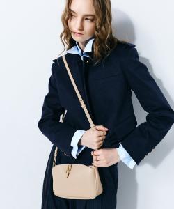 Сумка Adalyn с металлизированной цепочкой на плечо Charles & Keith, цвет Dusted Oat