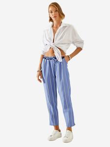 Обычные брюки Bianco Lucci, дымчато-синий