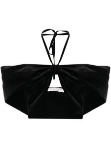 Philosophy Di Lorenzo Serafini укороченный топ с вырезом халтер, черный