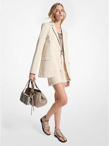 Джинсовый блейзер свободного кроя Michael Kors, мультиколор