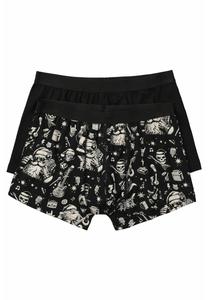 Трусы FLEXNAMIC®, 2ER-PACK, X-MAS-PRINT BIS 7 XL JP1880, черный