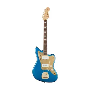 Электрогитара Squier Jazzmaster 40th Anniversary Gold Edition, Lake Placid Blue