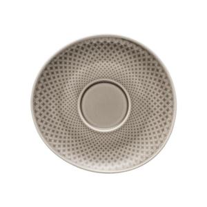 Junto Pearl Grey - Фарфор комбинированное/кофейно-чайное блюдце 15 см Rosenthal, серый