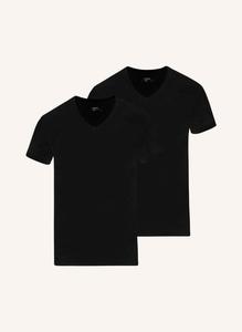 Майка с V-образным вырезом Snocks, черный