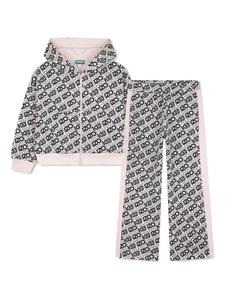 Kenzo Kids спортивный костюм с логотипом, розовый