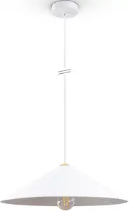 Подвесной светильник Paco Home Rollina, белый