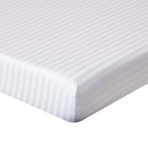 Простынь на подгонке Homescapes Fadendichte 330, 90x1x190 см, белый