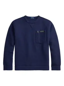 Свитшот с нагрудным карманом Polo Ralph Lauren, синий