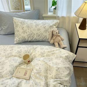 Avivi Комплект постельного белья из 4 предметов (простыня 180 см, пододеяльник 200х230 см), 100% хлопок, цвет hh-ru meng lan