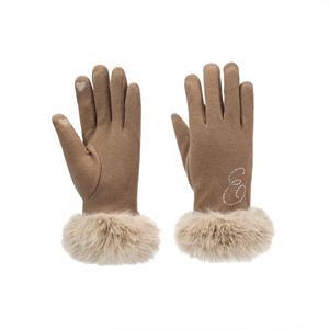 Перчатки Women's ELLE, mocha