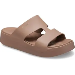 Сандалии Crocs Getaway Platform H-Strap, золотой
