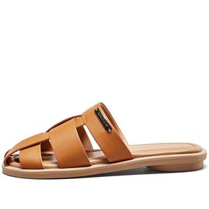 YEARCON Женские закрытые тапочки экрю, цвет Ecru