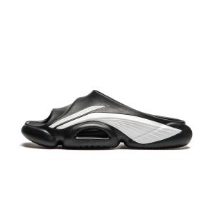 LiNing BADFIVE Slide Слайд Тапочки Мужские Черные, Черные/Белые Стандарт