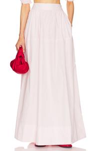 Юбка макси из поплина Helsa, розовый