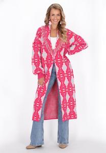 Кардиган IZIA Cardigan, Fuchsia/White/Pink