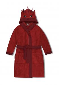 Детский халат "Малия" из натурального хлопка Normani, цвет Rot / Drache