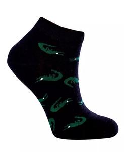 Женские носки из хлопка Alligator W-Cotton Novelty с бесшовным носком, 1 шт. в упаковке Love Sock Company, черный