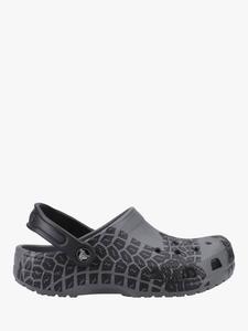 Детские классические кроки с принтом Crocs, Slate Grey