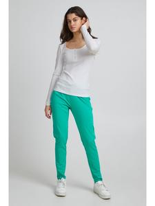 ICHI Топ IHSUPER LS Slim fit in Bright White