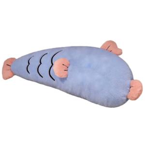 Милые мультяшные плюшевые куклы Ugly Fish высотой 85 см Dolls and bears dance, синий