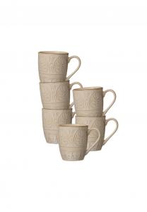 Набор кружек Ritzenhoff & Breker Omara, 400 мл, 6 штук, бежевый