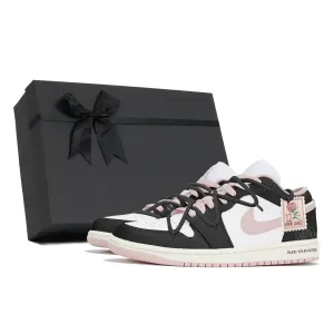 Jordan Винтажные баскетбольные кроссовки Air 1 женские низкие розовые