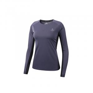 Футболка с рукавом реглан для женщин 361°, серый темно-фиолетовый/super черный