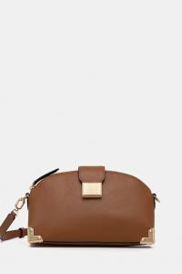 Кожаная сумка K/TRUNK Karl Lagerfeld, коричневый