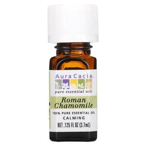 Aura Cacia 100% чистое эфирное масло римской ромашки, 3,7 мл