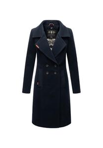 Шерстяное зимнее пальто NAVAHOO, темно-синий