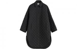 TOTEME Стеганое пальто-кокон, Black