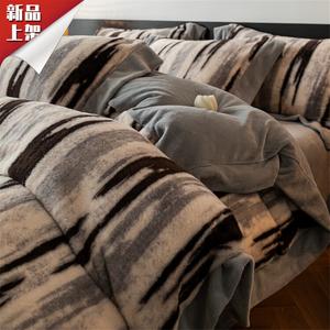 LUOLAI HOME Комплект постельного белья, 4 предмета, простыня на резинке 180х200 см