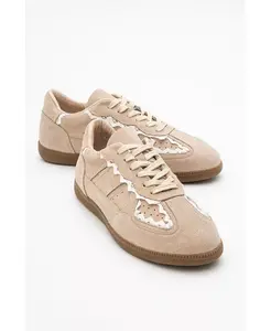 Кроссовки Shiva из замши и кожи (женские) Forever & Always Shoes, коричневый/бежевый