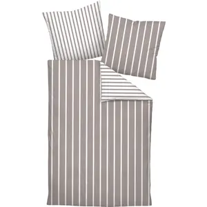 Постельное белье Janine «модернклассик39028-28 200х200+2х80х80», на молнии, цвет vulkan